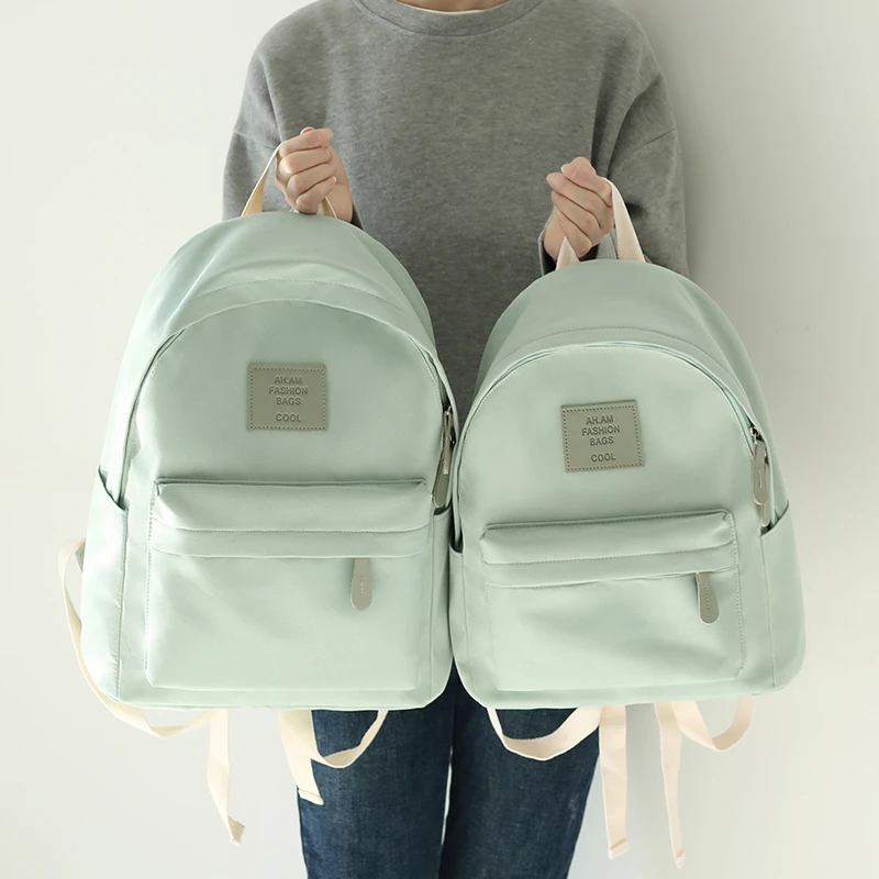 森系ins学院风双肩包高颜值网红小清新书包原宿简约百搭学生背包