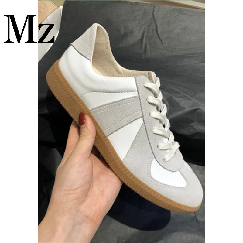 鞋匠小明/2cm/德训鞋/圆头低帮系带单鞋休闲鞋平底女鞋/xj816a