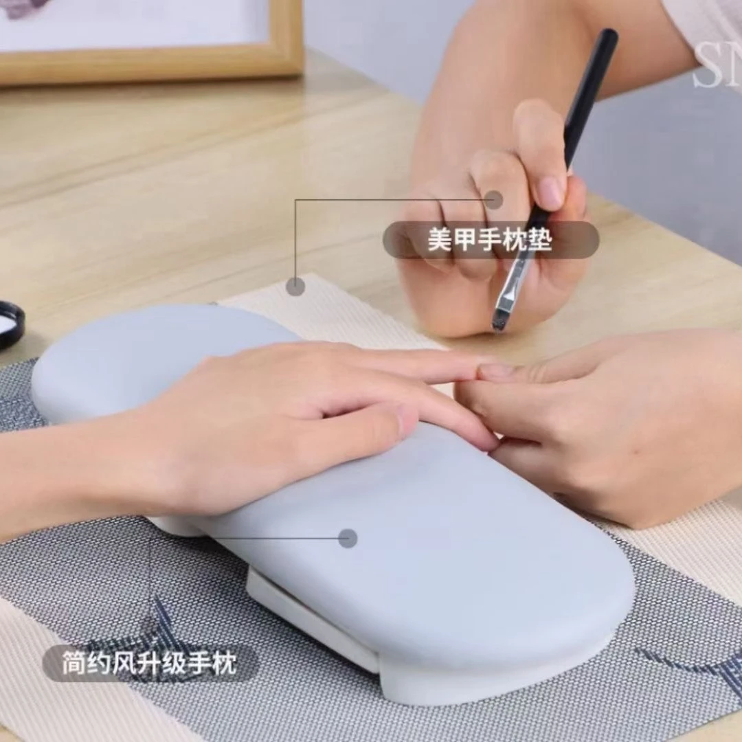 美甲手枕送可折叠送小桌布