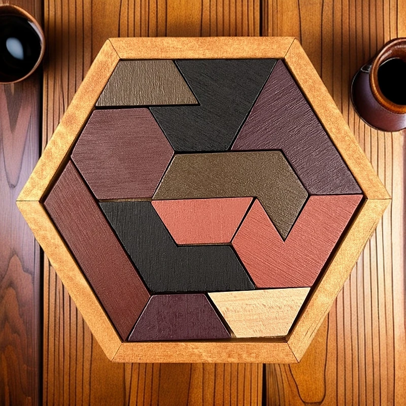 老人益智拼图解闷神器逻辑思维开发趣味拼板玩具儿童小学生智力六