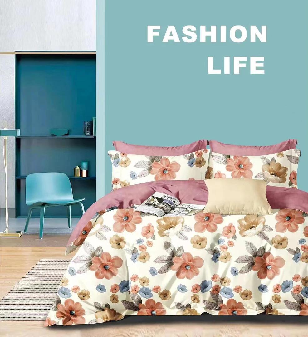 花海粉 大床单 尺寸240✖️245 亲肤透气 舒适柔软 高档