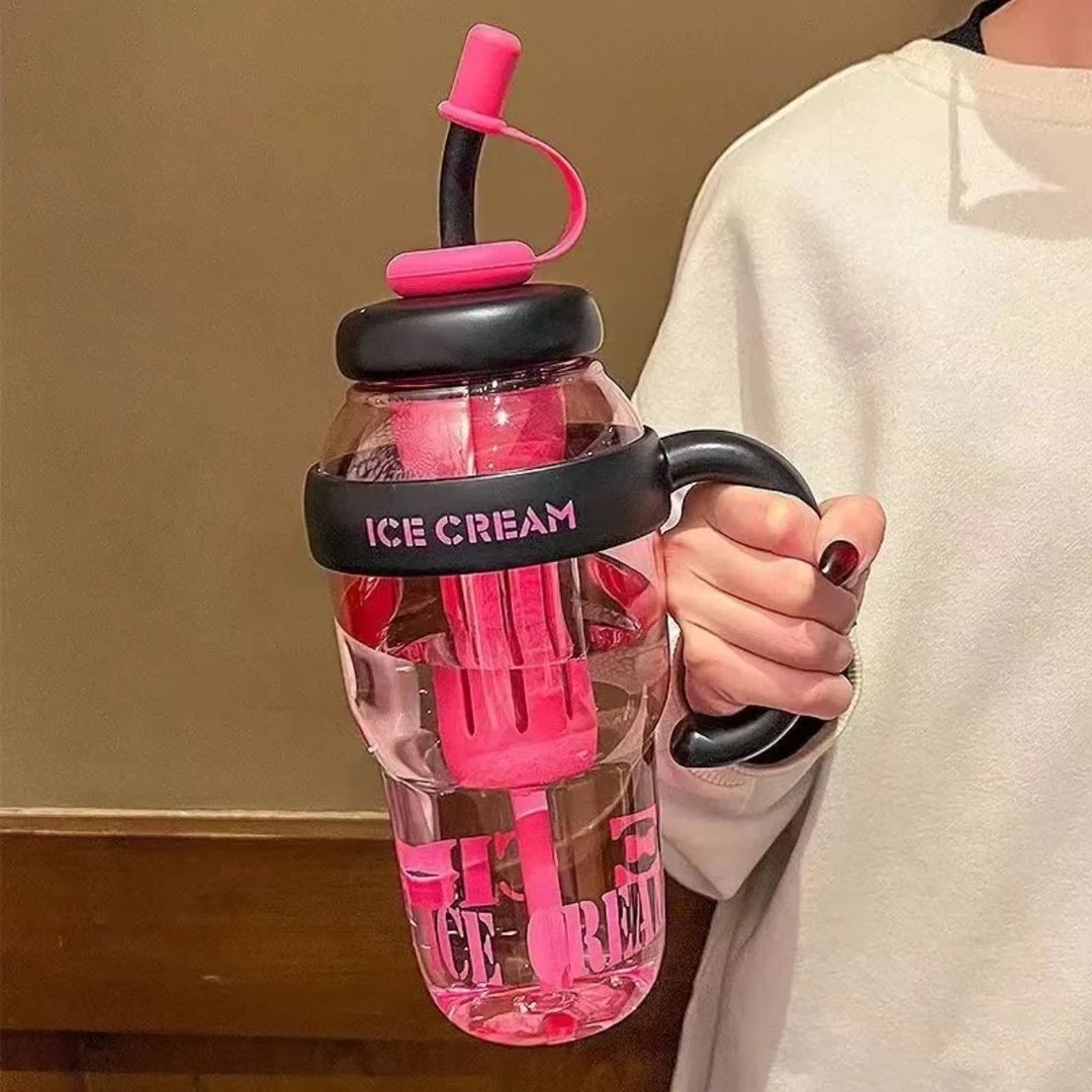 幸运肚肚杯巨无霸大容量吸管杯TS-LY玻璃