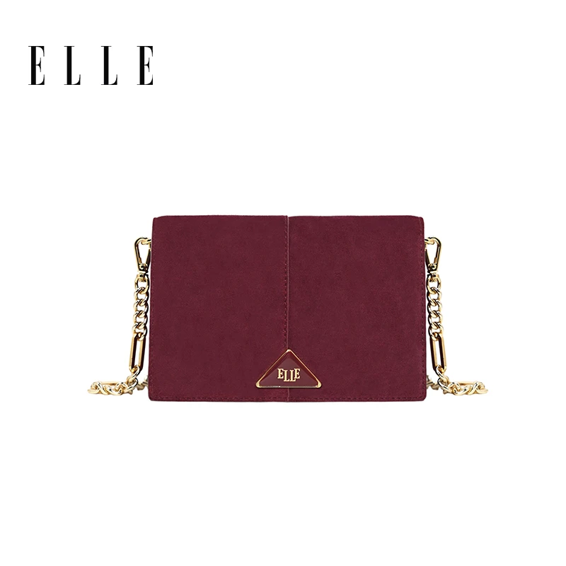 ELLE2024新款【温暖壁炉】豆腐手提包精致凯丽方包单肩斜挎包24669