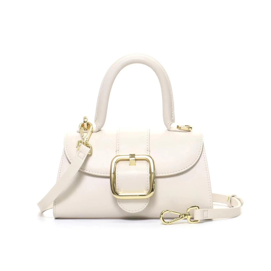 ELLE25春夏欧若风新款休闲气质女士百搭牛皮单肩斜挎手提包23221