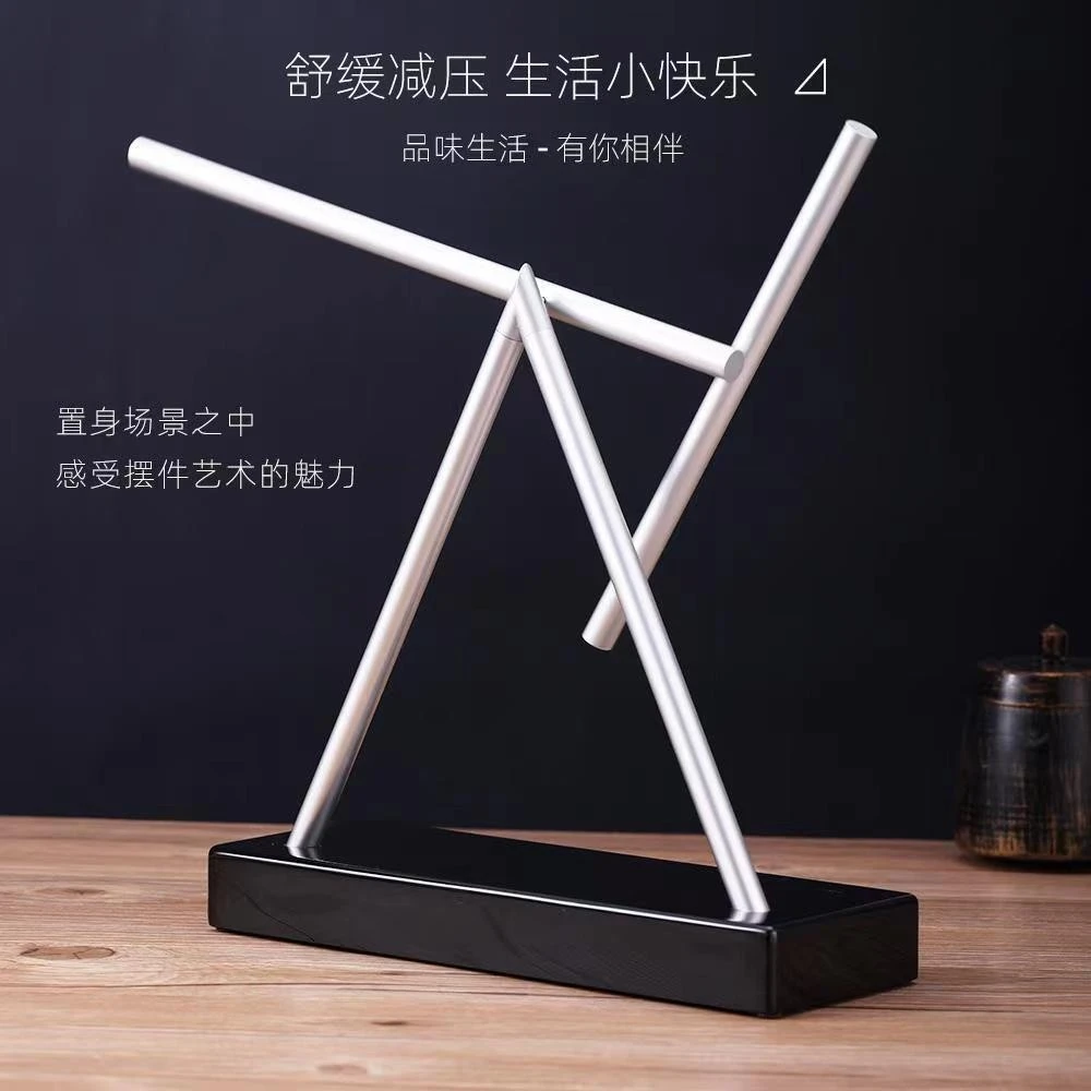 【正版】混沌摆永动机永动仪牛顿创意摆件高档商务礼品家居龙年解压