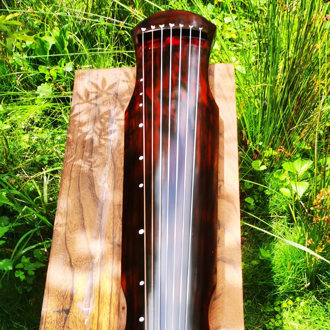 齐道人推推荐纯生漆鹿角霜入门古琴 伏羲氏 性价比很高