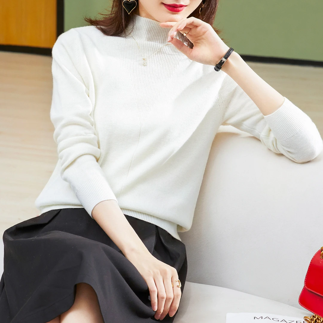 TUHUANG/兔皇打底衫毛衣针织打底半高领纯色高领秋冬TW76X3259