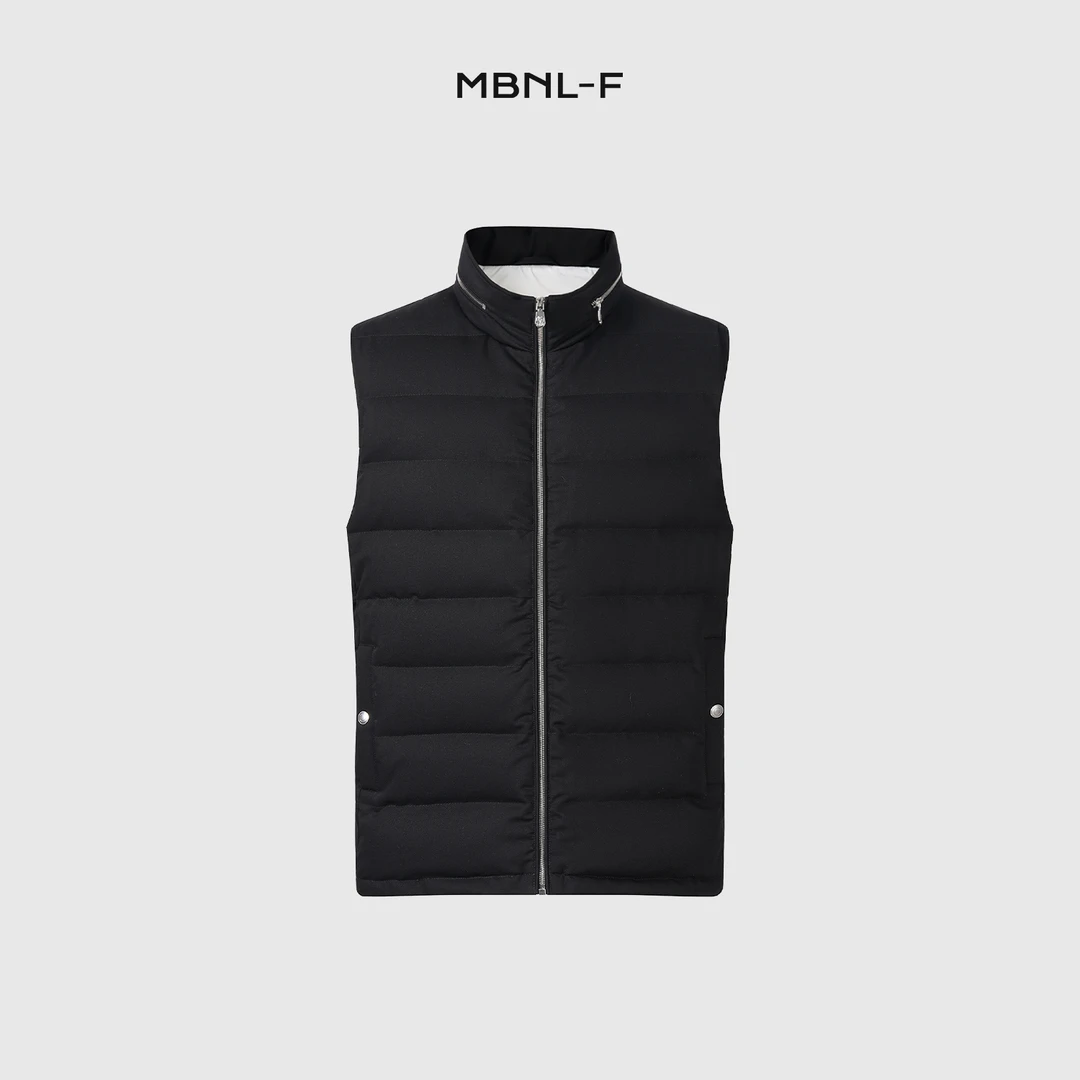 MBNL-F“拉链羽绒马甲” 24F/W秦磊X 高领设计拉链男士马甲 LL-1017