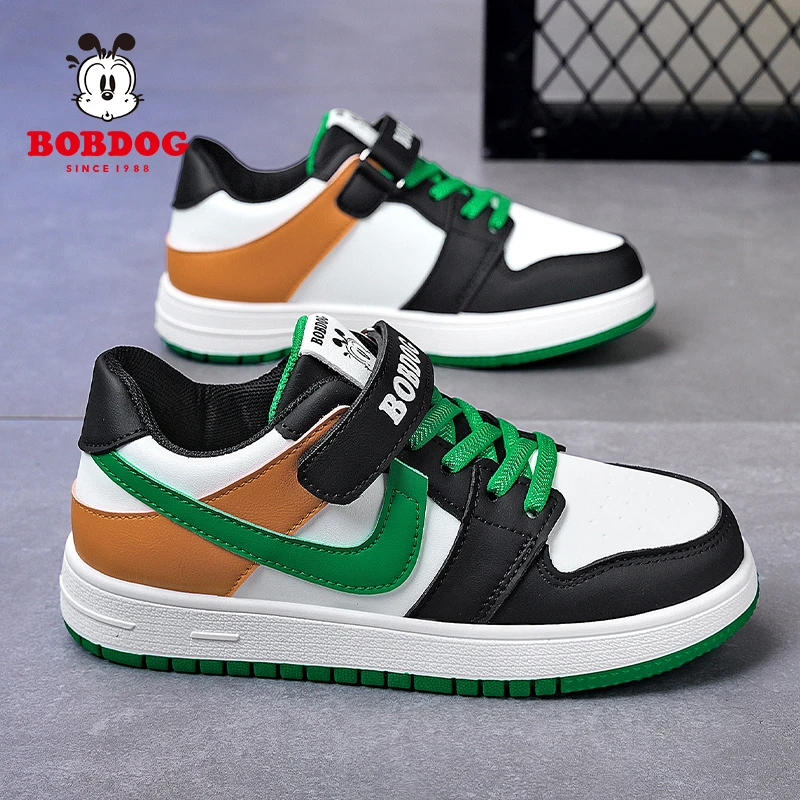 巴布豆童鞋男童运动鞋单网儿童中大休闲鞋板鞋网面透气小孩鞋6-12