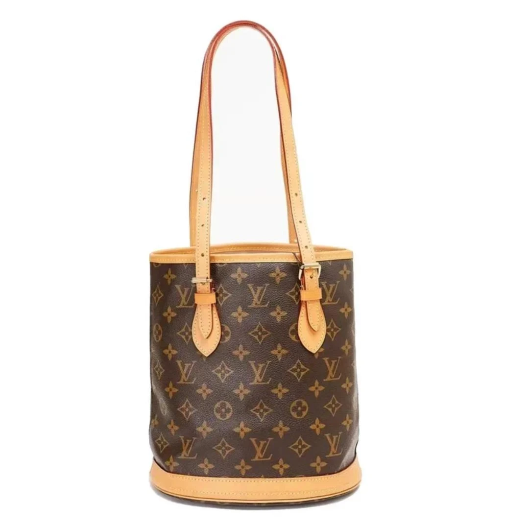 99新 LouisVuitton/路易威登 /如意/中古老花小水桶/24小时鉴赏期