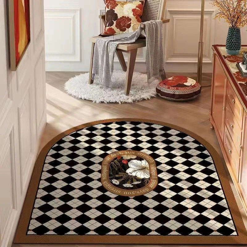 【超防滑】硅藻泥入户门垫吸水防滑进门脚垫浴室简约厨房轻奢软地垫