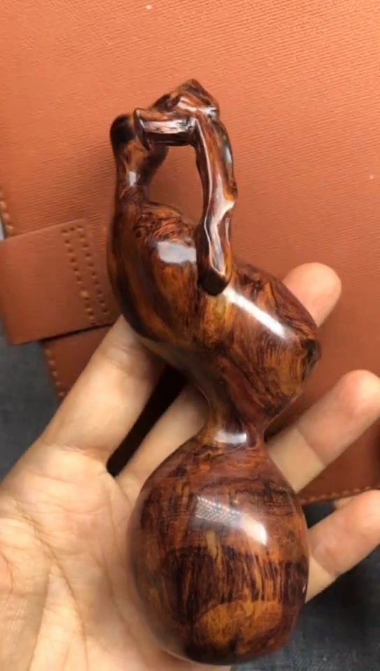 【闪购商品】降香黄檀把件海黄葫芦
