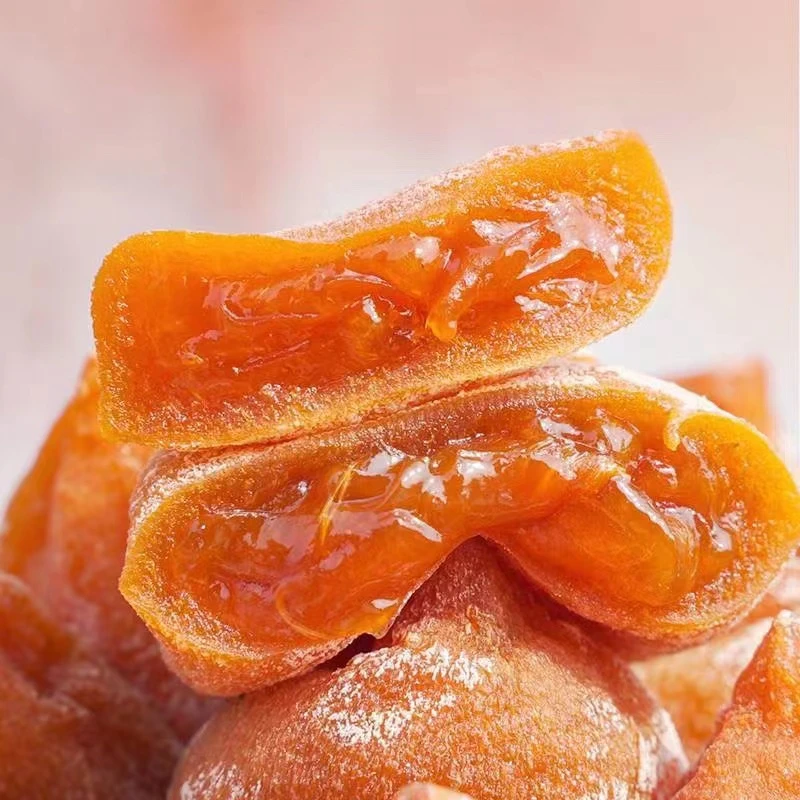 广西恭城月柿子饼 新鲜晒干柿子干