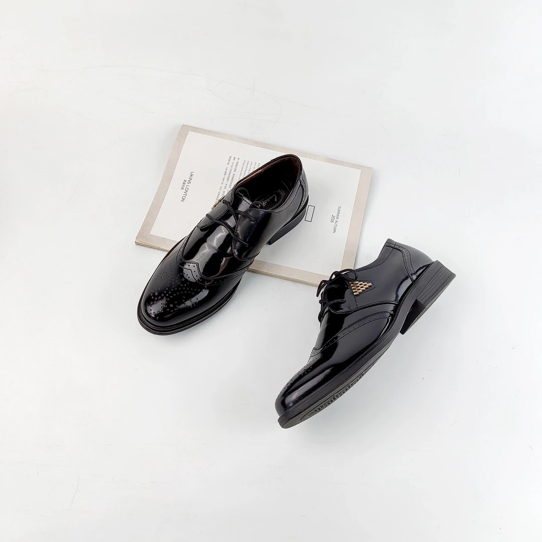2024秋季新款男士时尚正装真皮商务男鞋-682