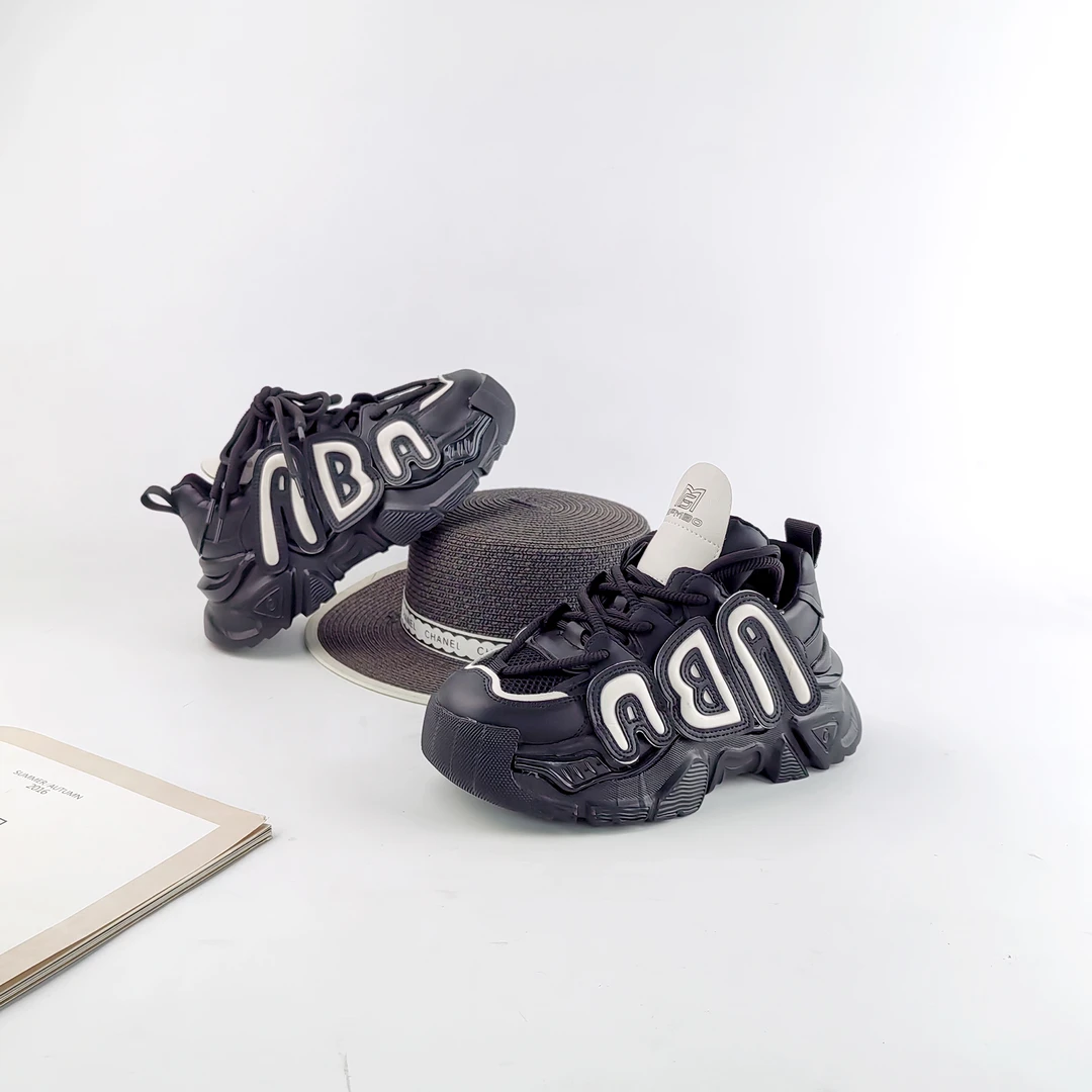 2024秋新款厚底增高显瘦时尚透气ins系带休闲鞋女老爹鞋36989061