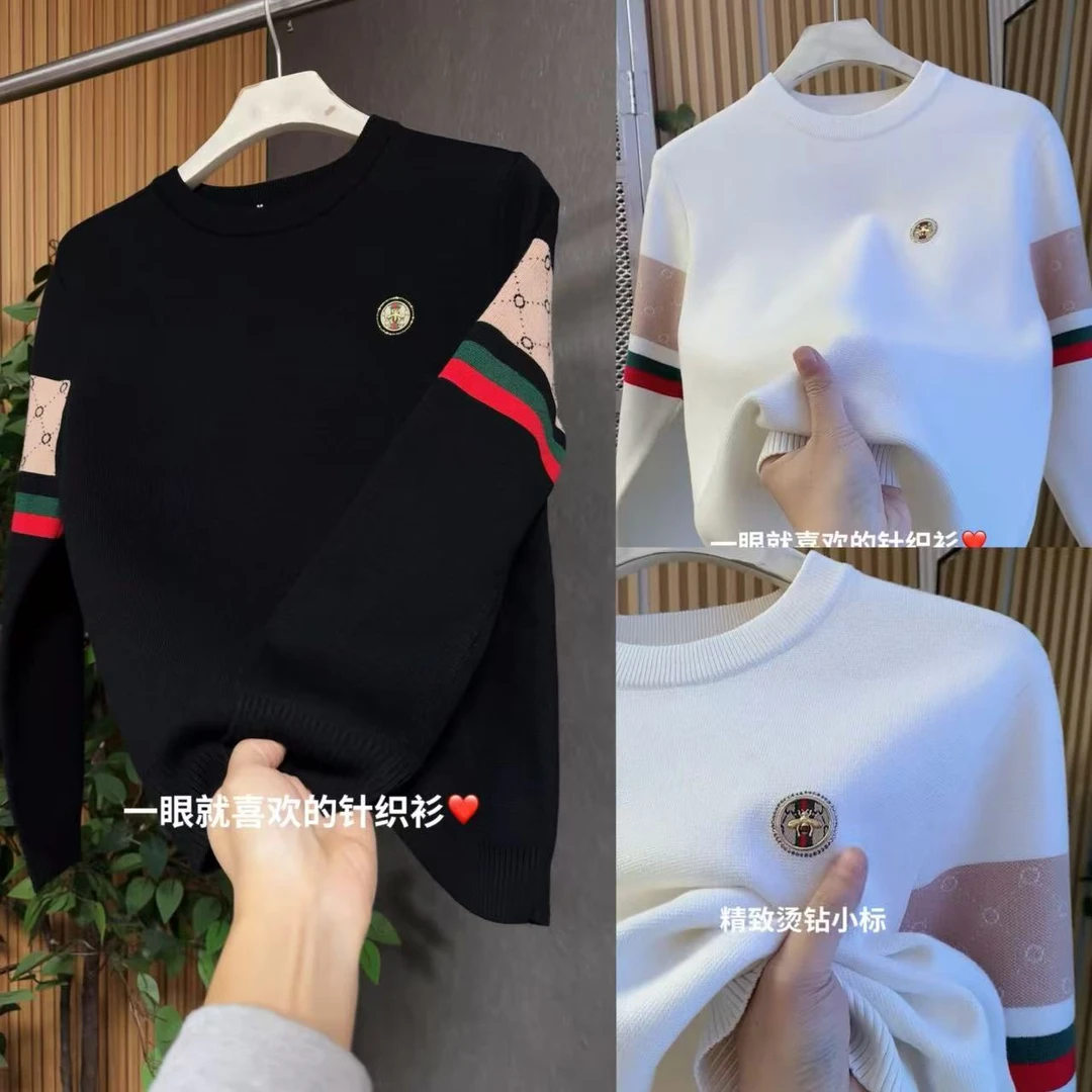 新品男士冬季潮流新款男士毛衣      002