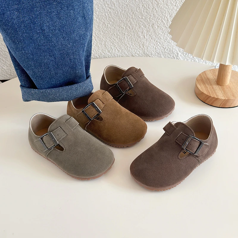 儿童皮鞋2025春秋季新款女孩公主鞋小香风软底宝宝单鞋女童马蹄鞋