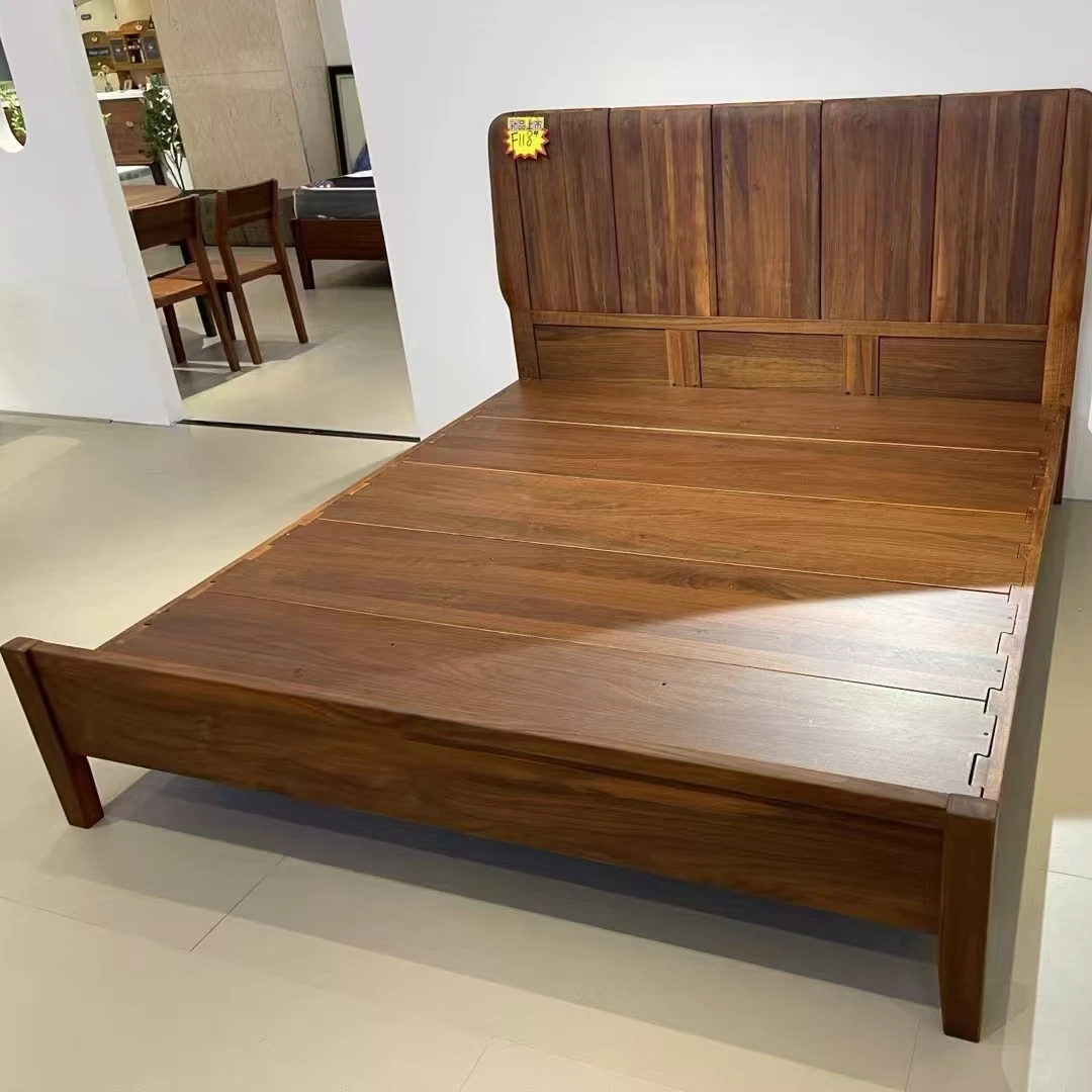 橡木油漆（北美木实木）床板不单卖要配床简约简约大床新中式主卧