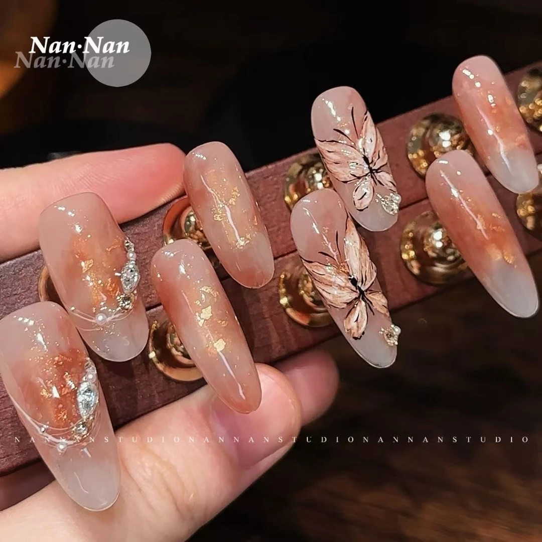 NANNAN[蝶美人]手工穿戴甲H670