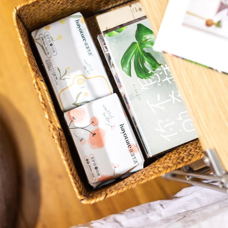 花漾生活一次性纯棉亲肤超薄卫生巾290mm一箱