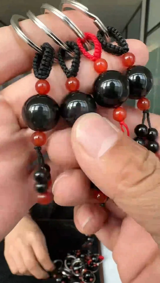 【闪购商品】黑曜岩车挂未镶嵌Z9834   15mm