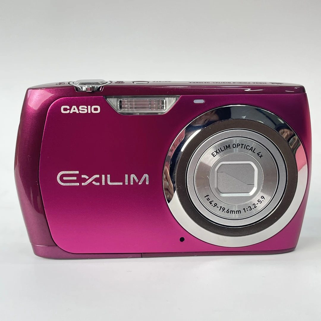 95新 Casio/卡西欧 s9玫红色1410万像素4倍变焦复古ccd数码相机