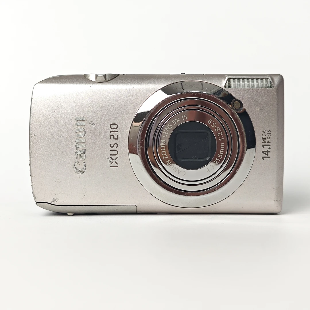 9新 Canon/佳能 ixus210银色1410万像素5倍变焦ccd数码相机