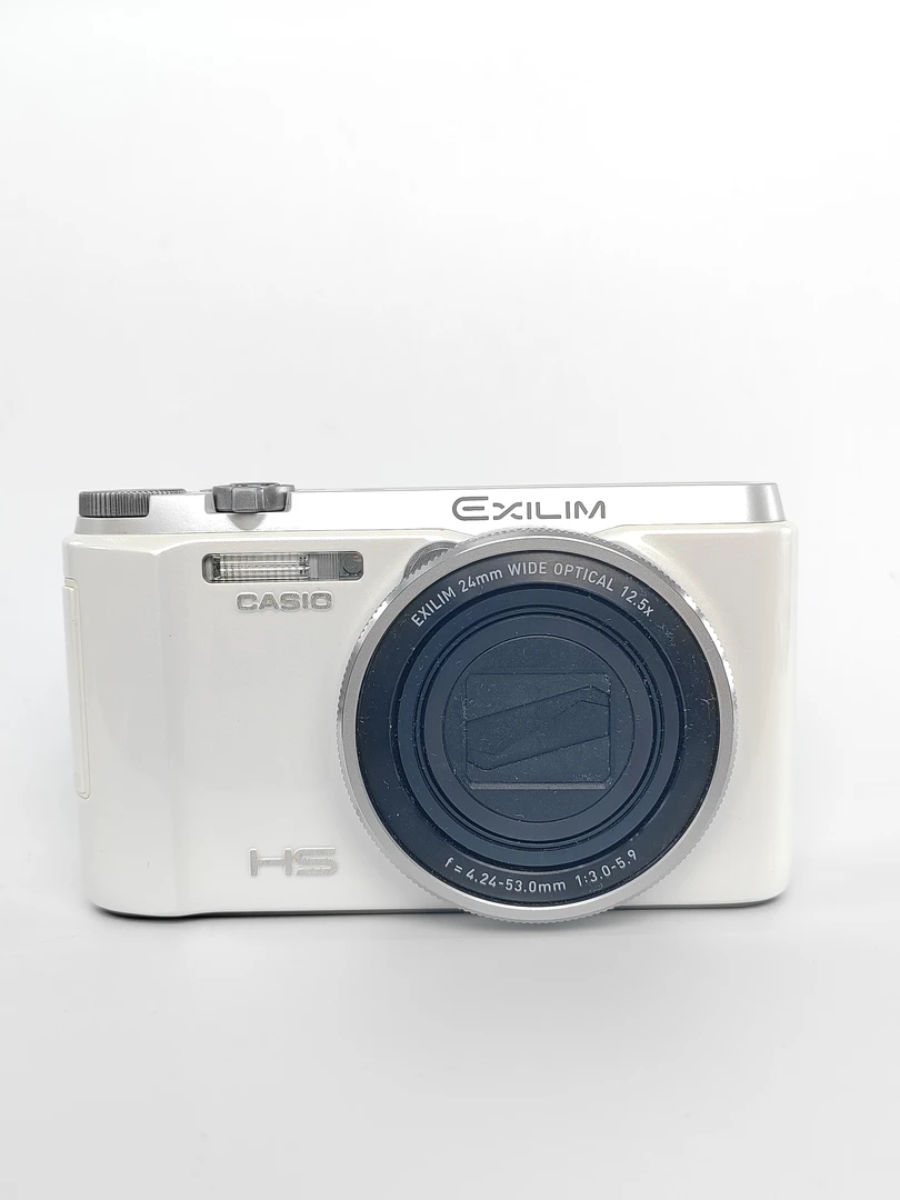95新 Casio/卡西欧 zr1500牛奶白可摄月1610万像素12.5倍变焦ccd