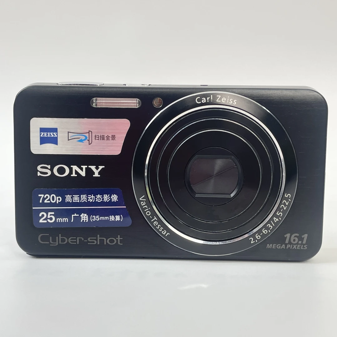 95新 Sony/索尼 w630黑色1610万像素5倍变焦复古ccd数码相机