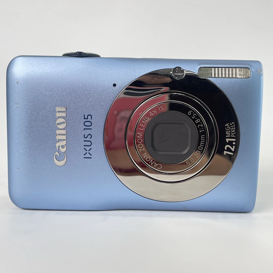95新 Canon/佳能 ixus105蓝色1210万像素4倍变焦复古ccd数码相机