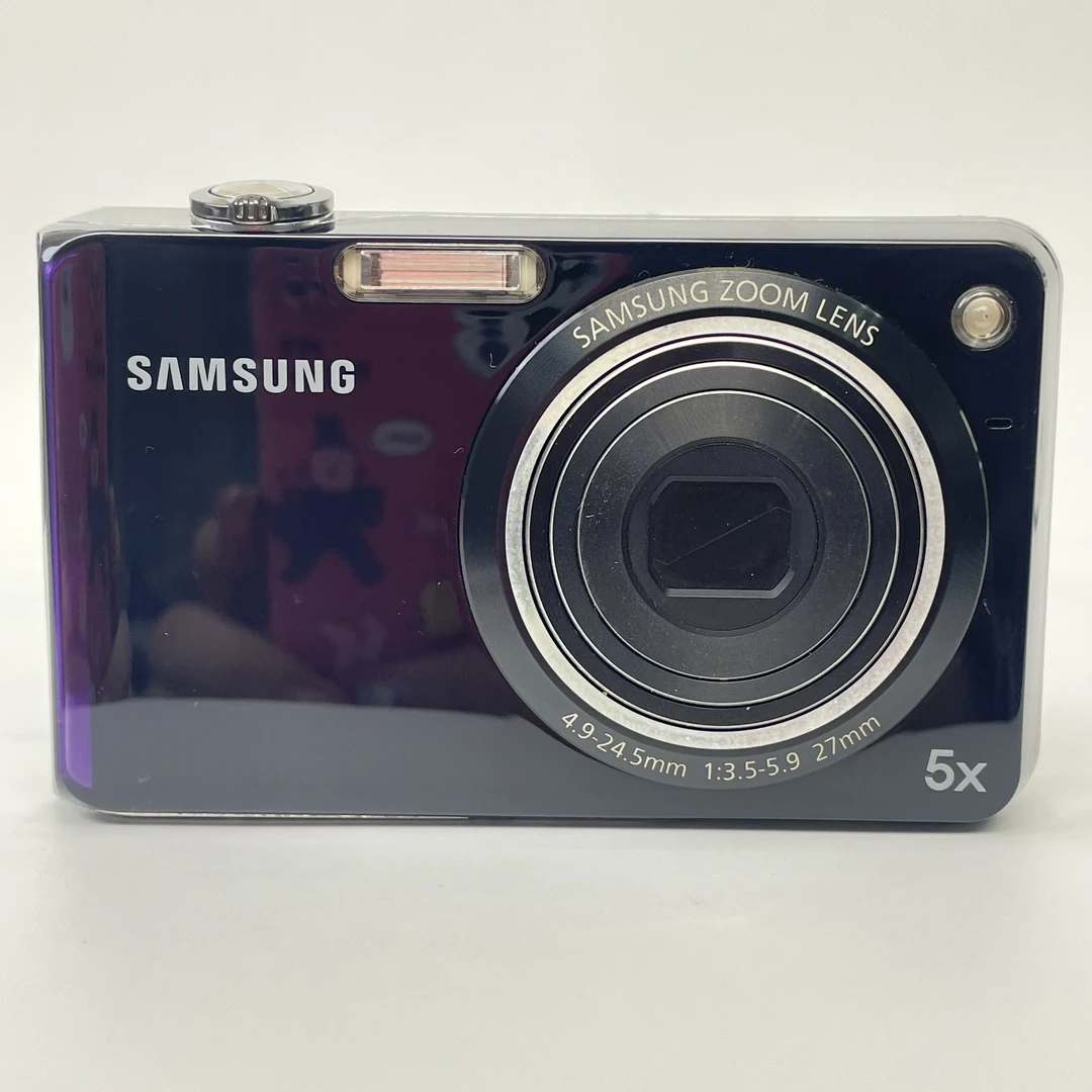 95新 Samsung/三星 pl150黑色1240万像素5倍变焦复古ccd数码相机