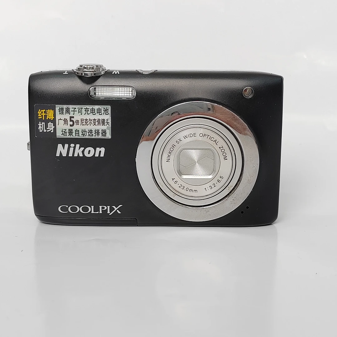 95新 Nikon/尼康 s2600优雅黑1400万像素5倍变焦ccd数码相机