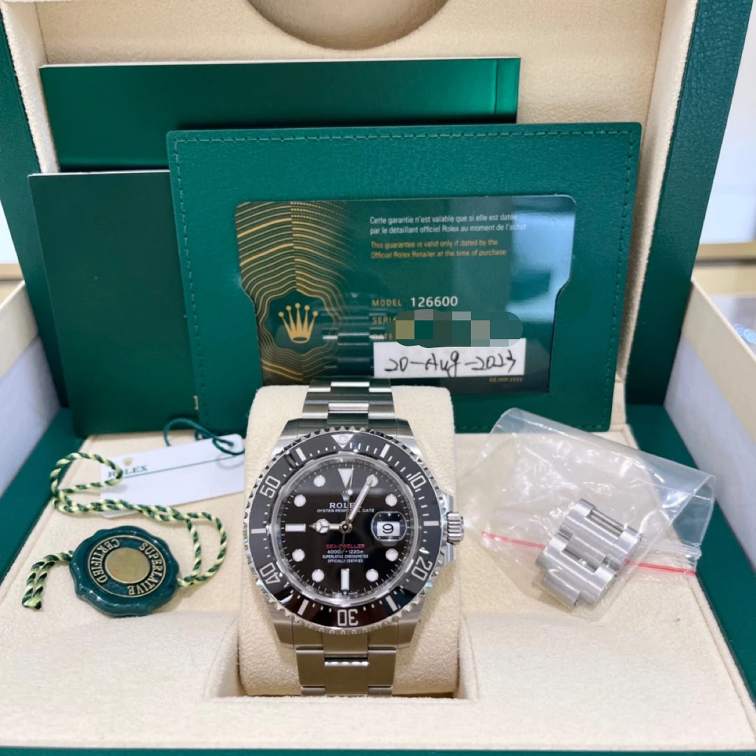 99新 Rolex/劳力士 深圳名典/海使型126600/43mm/23年全套
