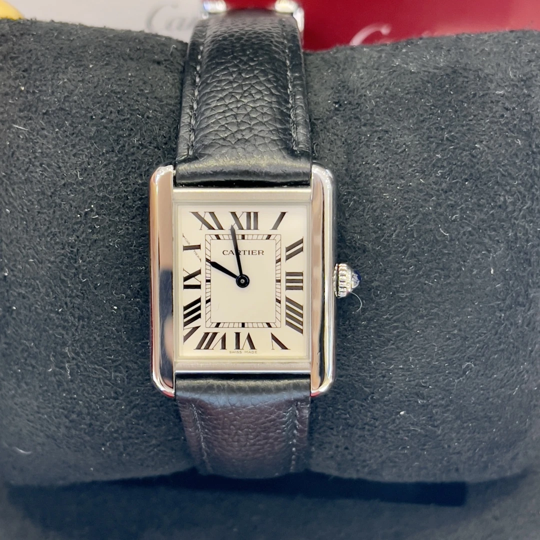 99新 Cartier/卡地亚 三只鱼/坦克/WSTA0030/21年全套/31*24.4mm