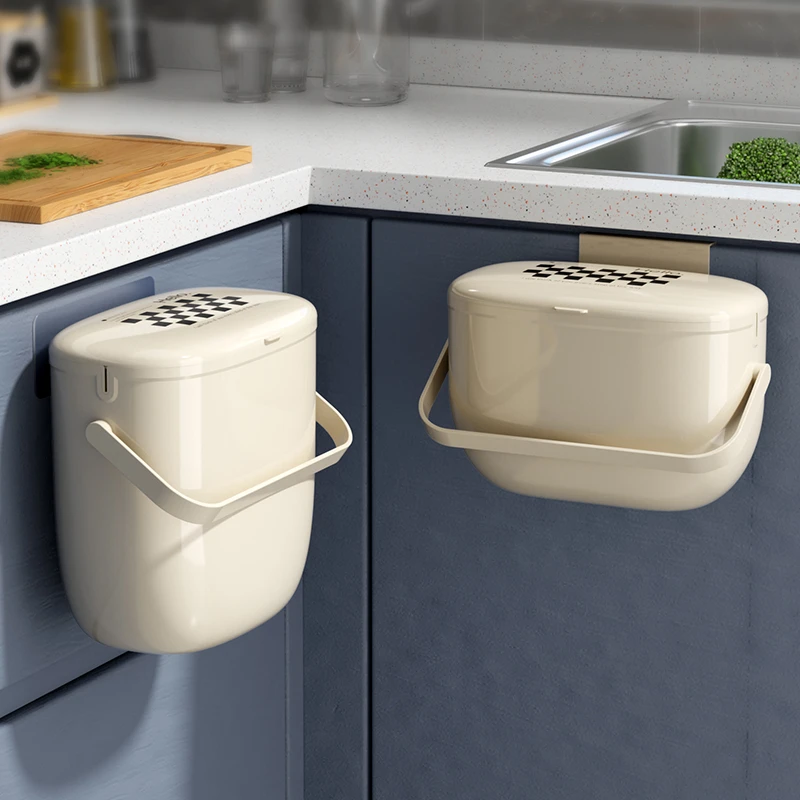 【CLEANONE】壁挂垃圾桶卫生间厕所家用厨房悬挂式收纳桶垃圾筒