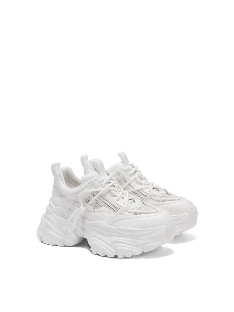 【椰椰奶盖】GGCC时尚厚底百搭老爹鞋2024年夏季新款增高女鞋网鞋