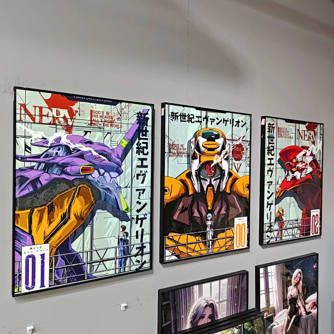 【EVA】三联初号机系列居家装饰挂画30*40*3pvc