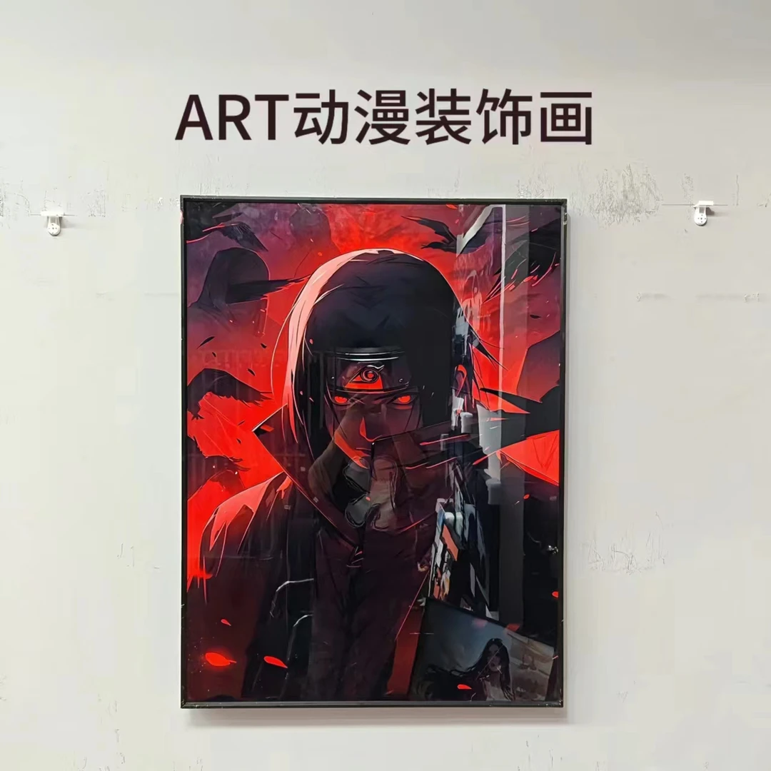 【火影忍者系列】SM装裱宇智波鼬客厅电竞房动漫挂画漫画40*60