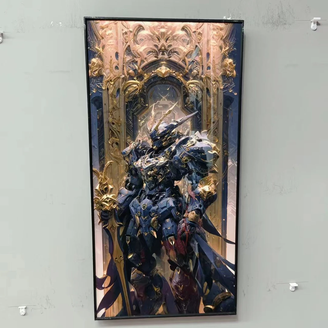 【竖金高达机甲】高达家居卧室装饰挂画PVC40*80