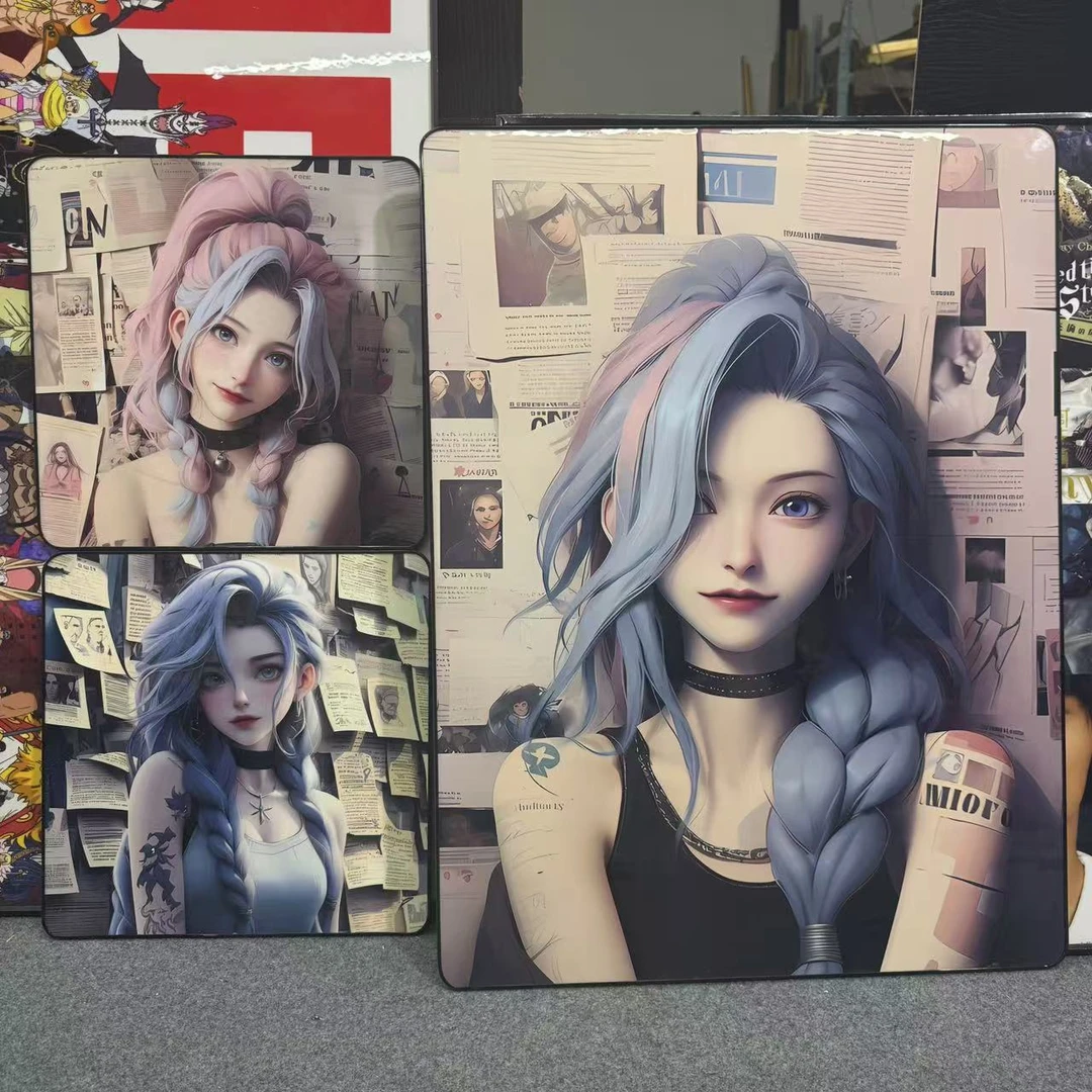 【金克丝】3联挂画卧室客厅电竞房PVC40*60*30*30*2