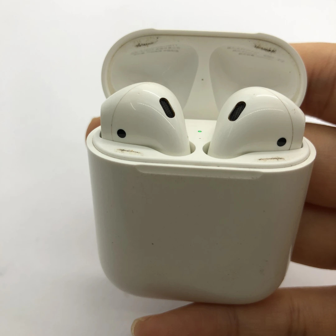 90新  外观差 苹果 AirPods 一代单机 白色蓝牙耳机/1032411