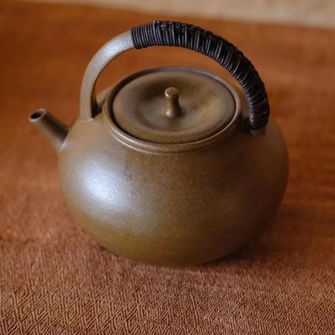 茶具/藤编提梁壶 煮水 煮茶壶400ml