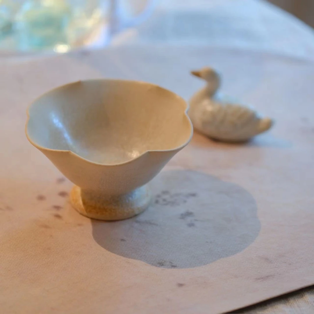 小喜宅 一朵花云点心碗（口径10cm，高6cm）