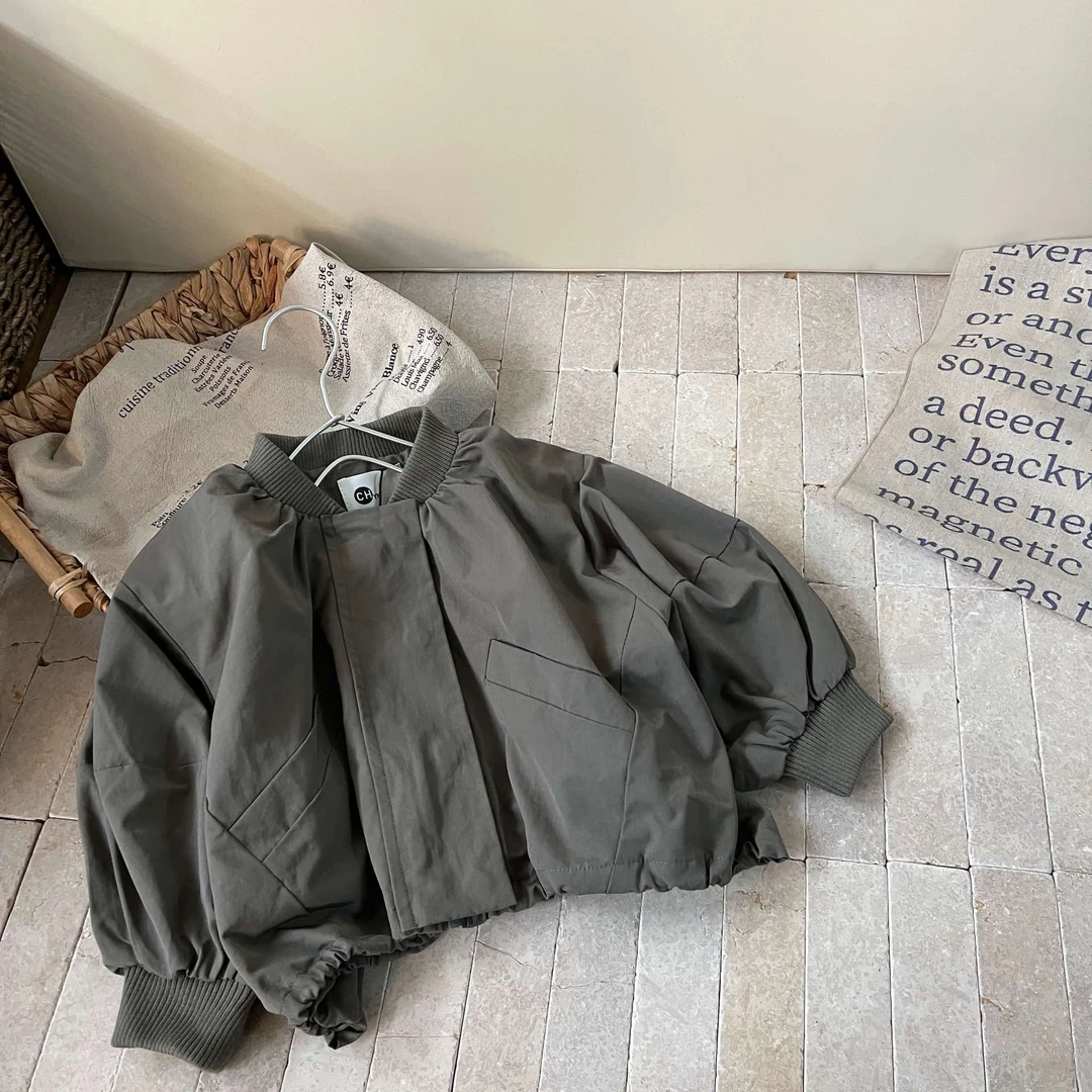 【MJL】春秋季 宝宝韩版潮流 时尚洋气休闲宽松 帅气外套  A07