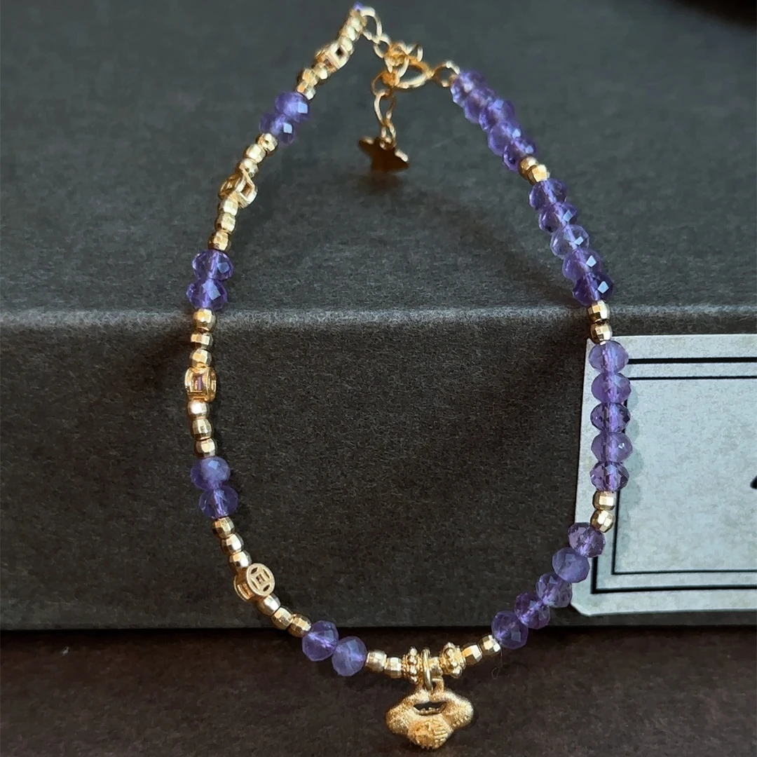 【解锁金库】紫水晶手串（天然珠宝多样性发其一）