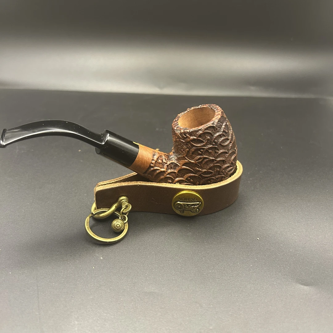 意大利石楠木手工烟斗烟斗，阿莫雷利手工制作，烟道三毫米