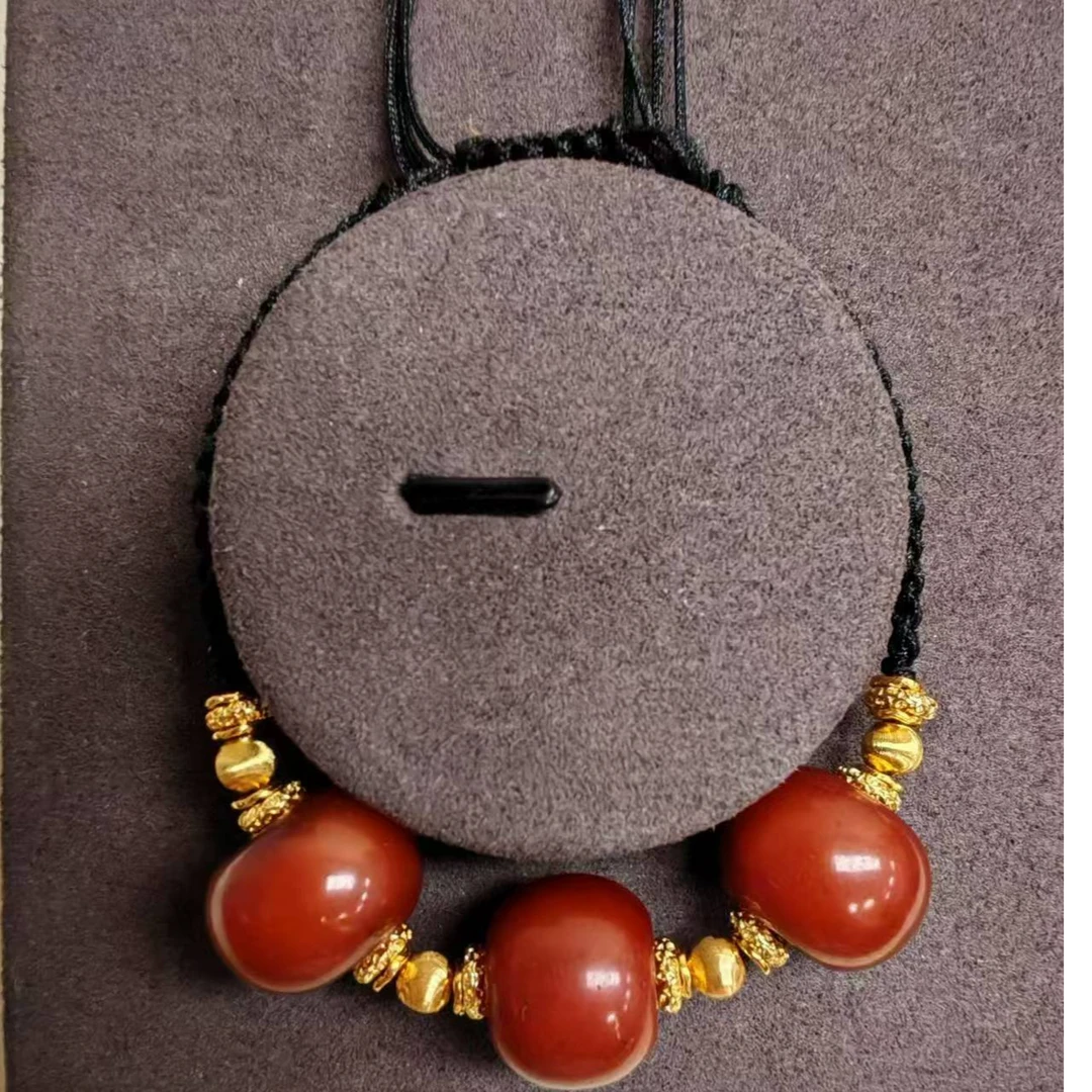 铭昌福老蜜蜡桶珠手串4914-6