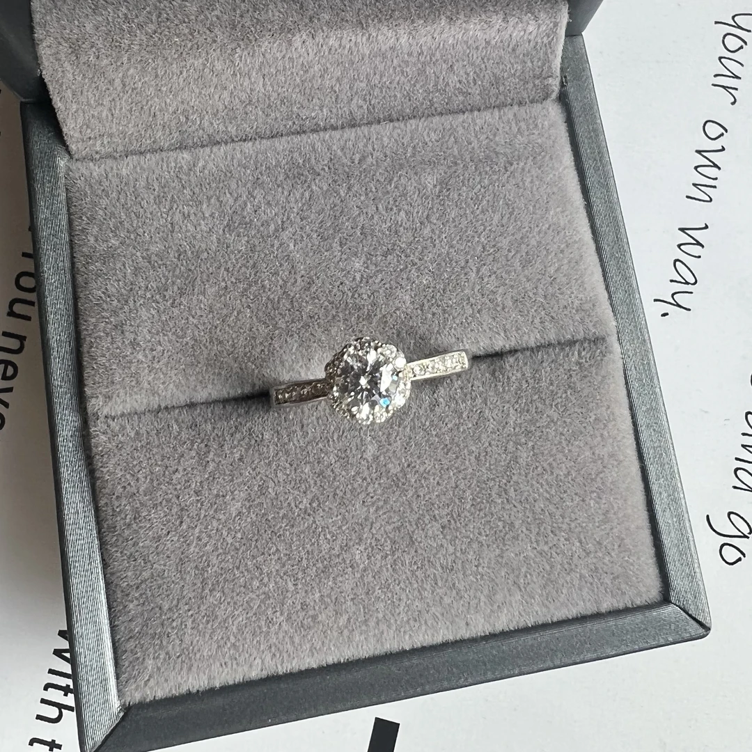 南非九矿区戒指 0.8ct【美不将就】流光溢彩戒指LB279