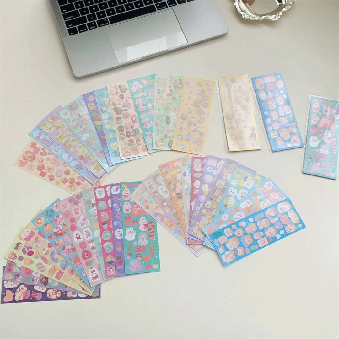 24110413B 可爱卡通文字贴纸装饰贴