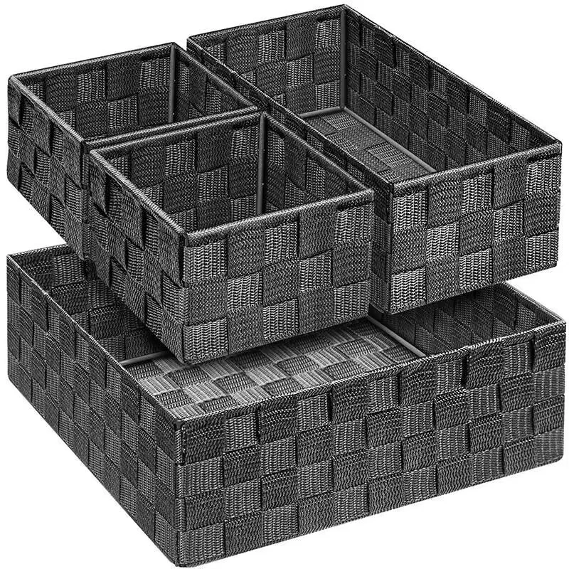 24090619B 定型款多用途储物收纳筐4件套